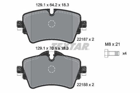 Колодки гальмівні (передні) BMW 2 (F45/F46) 14- (Lucas) Q+