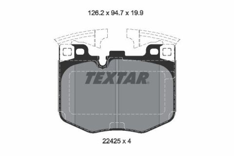 Колодки тормозные (передние) BMW 3 (G20) 18-/5 (G30/F90)/7 (G11/G12) 15- (Brembo)