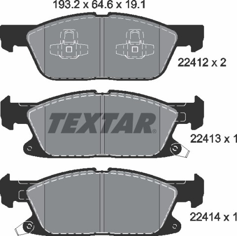 Тормозные колодки (передние) Ford Galaxy III/S-Max 15- (Ate-Teves) Q+