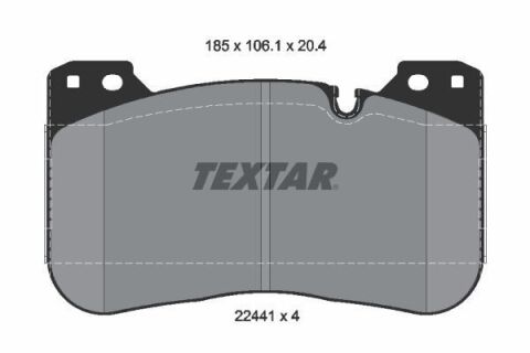 Колодки гальмівні (передні) BMW 5 (G30/F90) 17- /X5 (G05/F95) 19- (Brembo) Q+