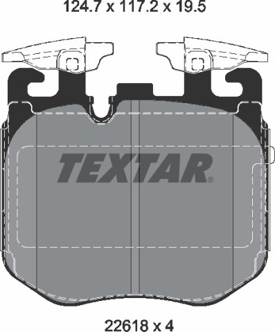 Колодки тормозные (передние) BMW 3 (G20, G21)/5 (G30, G31)/7 (G11,12)/X5 (G05)/X6 (G06) 17- (Brembo)