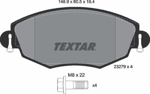 Колодки гальмівні (передні) Ford Mondeo III 00-07 (Bosch) Q+ Колодки гальмівні (передні) Ford Mondeo III 00-07 (Bosch) Q+