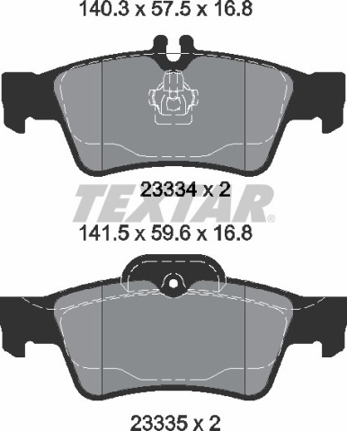 Тормозные колодки (задние) MB E-class (W211/W212)/S-class (W220/W221) 98- (Teves) Q+