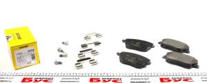 Колодки тормозные (передние) Skoda Roomster 06- (Lucas) Q+