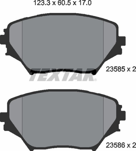 Колодки тормозные (передние) Toyota Rav 4 II 00-05 (Akebono) Колодки тормозные (передние) Toyota Rav 4 II 00-05 (Akebono)