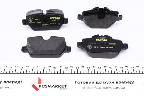 Колодки гальмівні (задні) BMW 3 (E90/E92) 00-13/1 (E81/82/87) 03-13 (TRW) Q+