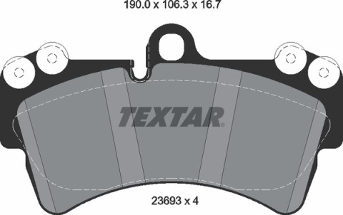 Колодки гальмівні (передні) Audi Q7/Porsche Cayenne/ VW Touareg 3.0-6.0 02- (Brembo)