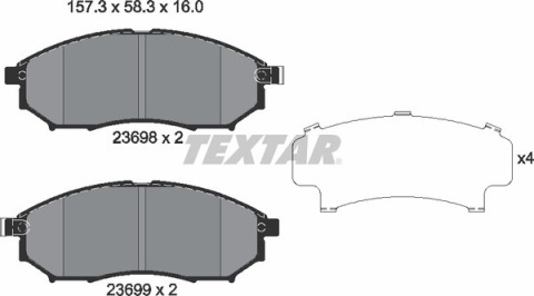 Колодки тормозные (передние) Renault Koleos 08-/Nissan Qashqai 07-14/Pathfinder/NP300 05-(Sumitomo)