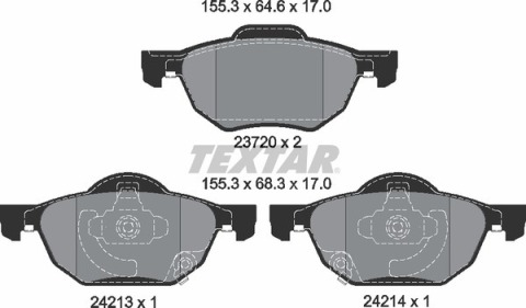 Колодки гальмівні (передні) Honda Accord 03-12 (Teves) Q+