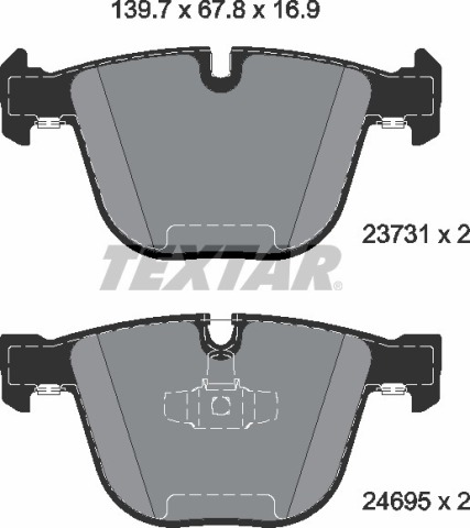 Колодки тормозные (задние) BMW 5 (F07)/7 (F01-F04) 08- (Teves) Q+ Колодки тормозные (задние) BMW 5 (F07)/7 (F01-F04) 08- (Teves) Q+