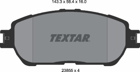 Тормозные колодки (передние) Toyota Camry/Lexus ES 01-08 (Akebono)