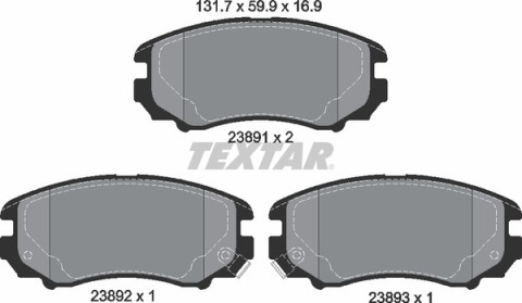 Колодки тормозные (передние) Hyundai Sonata/Tucson/Kia Sportage 01- (Mando) Q+