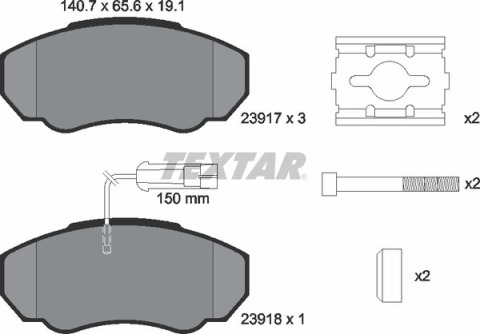 Колодки гальмівні (передні) Citroen Jumper/Fiat Ducato/Peugeot Boxer 94- Q+ R15(з датчиком) Колодки гальмівні (передні) Citroen Jumper/Fiat Ducato/Peugeot Boxer 94- Q+ R15(з датчиком)