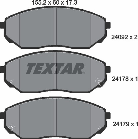 Колодки тормозные (передние) Kia Sorento 02- (Sumitomo)