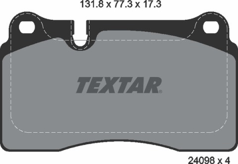 Колодки тормозные (передние) VW Touareg 02- (Brembo)