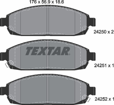 Колодки тормозные (передние) Jeep Grand Cherokee 05-11 (Akebono) Q+