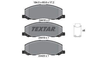 Колодки гальмівні (передні) Opel Insignia A 08-17 (TRW)