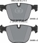 Колодки гальмівні (задні) BMW X5 (E70/F15)/ X6 (E71/F16) 06- (Ate-Teves) Q+, фото 2 - інтерент-магазин Auto-Mechanic