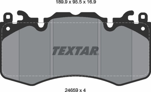 Колодки тормозные (передние) Land Rover Range Rover 09- (Brembo)