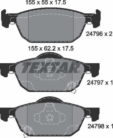 Колодки гальмівні (передні) Honda Accord VIII 08- (Teves) Q+