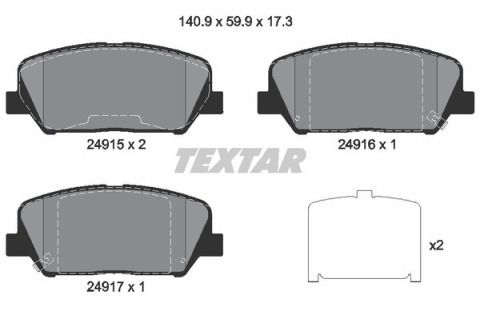 Колодки гальмівні (передні) Hyundai Veloster/I30/ Kia Ceed 11- (Sumitomo) Q+