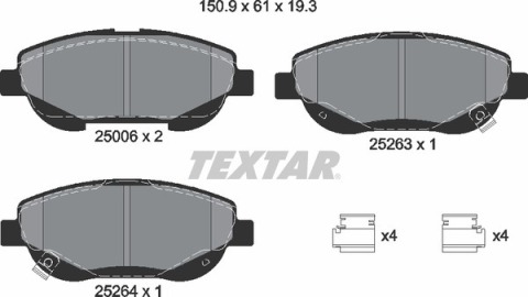 Колодки гальмівні (передні) Toyota Avensis 2.0D/2.2D 09- (Bosch) Q+