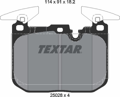 Колодки тормозные (передние) BMW 1 (F20/F21)/ 3 (F30/F31/F34)/ i8 (I12) 11- (Brembo)