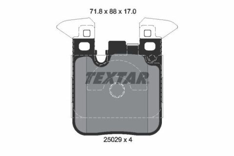 Колодки гальмівні (задні) BMW 1 (F20/F21)/ 3 (F30/F31/F34) 11- (Brembo) Q+