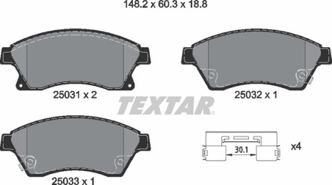 Колодки тормозные (передние) Chevrolet Aveo 11-/Opel Astra J 09- Q+