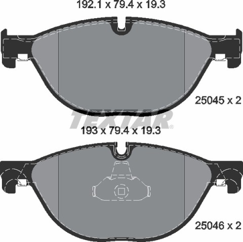 Колодки гальмівні (передні) BMW 5/6/7 09- (Teves) Q+