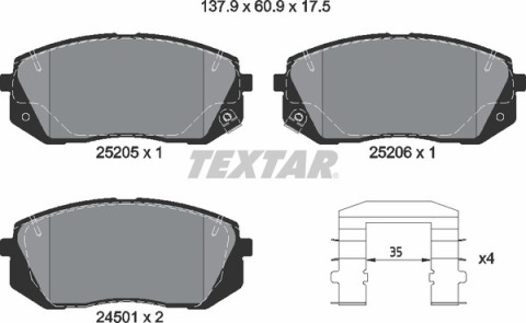 Колодки тормозные (передние) Hyundai Tucson 04-/ I40 11-/ IX35 10-/ Kia Sportage 09- Q+