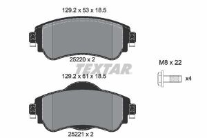Колодки тормозные (передние) Citroen C4 09-/DS4 11-15 (TRW) Q+