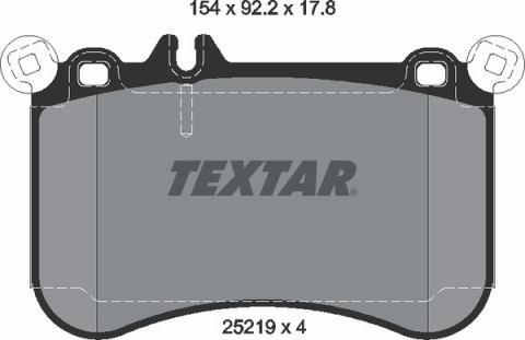 Колодки гальмівні (передні) MB E-class (W212/S212) 09- /S-class (W221/C216) 05-13 (Brembo) Q+