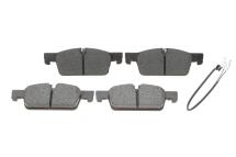 Колодки гальмівні (передні) Peugeot 508 10- (з датчиком) (Teves) Q+ (155.1x60.3/54.9x17)