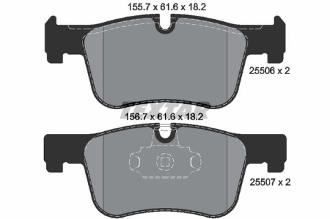 Колодки гальмівні (передні) BMW 1 (F20)/3 (F30)/4 (F32) 10- (CBI) Q+