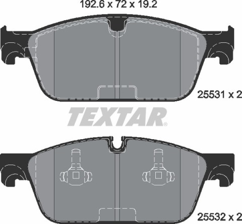 Колодки тормозные (передние) MB M-class (W166)/GL-class (X166) 11- (Teves) Q+