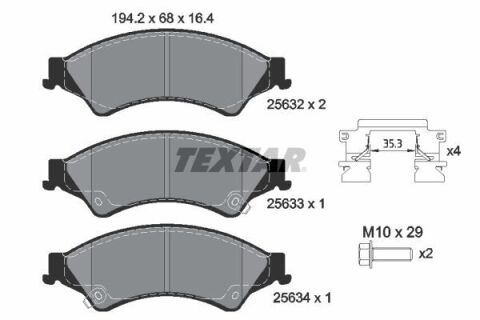 Тормозные колодки (передние) Ford Ranger 11- Q+