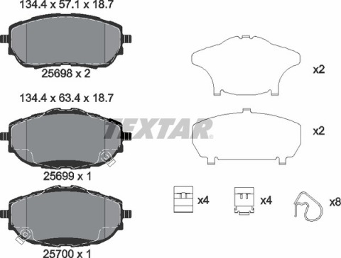 Колодки гальмівні (передні) Toyota Auris II/Corolla 12- (Bosch) Q+