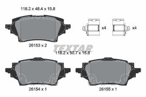 Тормозные колодки (задние) Toyota C-HR/Corolla/Yaris 19-/Suzuki Swace 20- (TRW) Q+