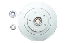 Диск гальмівний (задній) Renault Laguna III 08- (300x11) (+ABS) (з підшипником) PRO