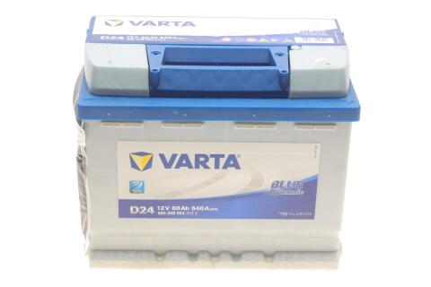 Аккумуляторная батарея 60Ah/540A (242x175x190/+R/B13) Blue Dynamic D24