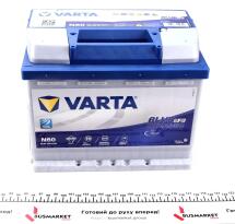Акумуляторна батарея 60Ah/640A (242x175x190/+R/B13) (Start-Stop EFB) Blue Dynamic N60