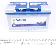 Акумуляторна батарея 80Ah/800A (315x175x190/+R/B13) (Start-Stop EFB) Blue Dunamic N80