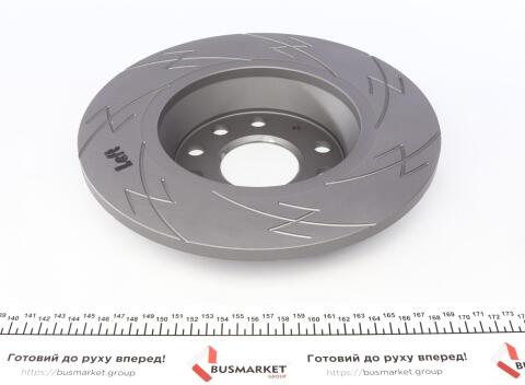 Диск тормозной (задний) Audi A3/Skoda Octavia/VW Golf/Passat 04-14 (282x12) (с покрытием)( с прорезью)