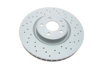 Диск гальмівний (передній) Audi A5/Q7 15-/VW Touareg 17- (349x34) (з покриттям) (з отворами) (вент)
