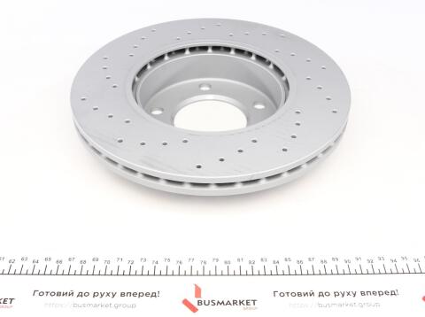 Диск гальмівний (передній) BMW 3 (E36/E46) (286x22) (з покриттям) (з отвором) (вентильований)