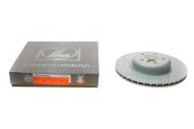 Диск тормозной (задний) BMW 3 (G20/G80/G28) 18-(L) (345x24) (с покрытием) (вентилированный)