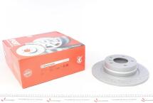 Диск тормозной (задний) BMW 1 (E81/E87)/3 (E90/E92) 05-13 (296x10.5) (с покрытием) (с отверстием)