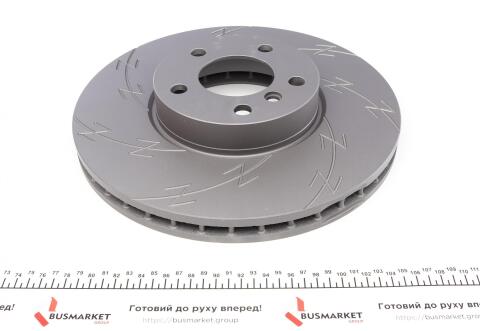 Диск гальмівний (передній) BMW X5 (E70) 06-13/X6 (E71/E72) 07-14 (L) (332x30) (з прорезом) (вент.)