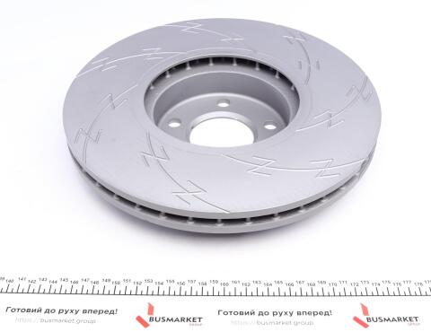 Диск тормозной (передний) BMW X5 (E70/F15/F85)/X6 (E71/E72/F16/F86) 07- (L) (348x30) (с покр) (вент)